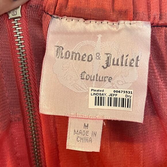 Romeo & Juliet Couture Strapless Maxi Dress M - Picture 3 of 8